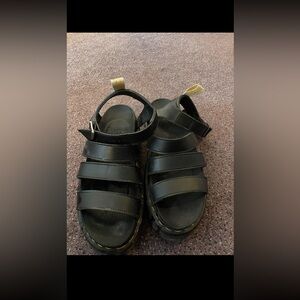 Dr. Martens Black Sandals Blaire